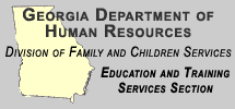 Georigia DFCS Training